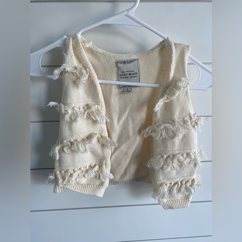 Girls Cream Sweater